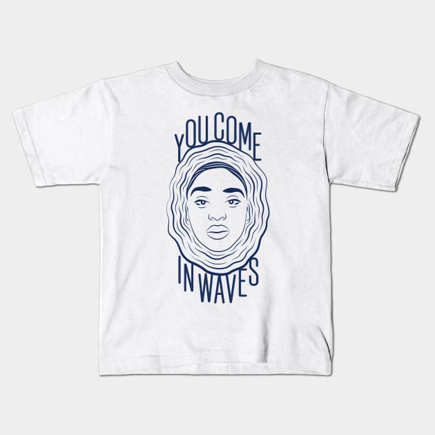 Waves Kids T-Shirt by RafaDiaz